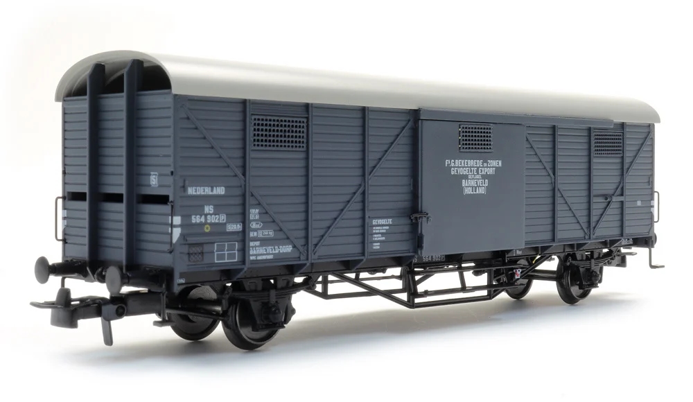 Artitec 20.312.02 - H0 - Gedeckter Güterwagen Hongaar 'Hühnerwagen', NS, Ep. III